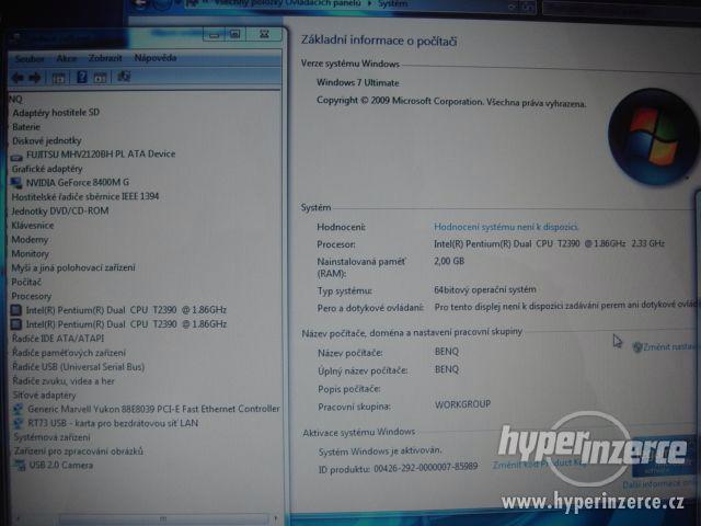 BENQ JoyBook R56 -  HDMI, esata, subwoofer, 1,86GHz, 2GB RAM - foto 6