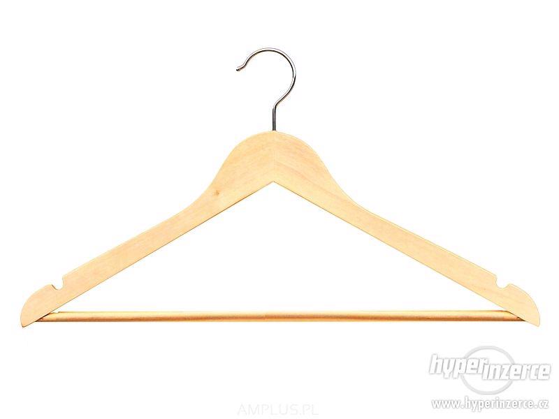 Dřevěná ramínka 44,5 cm (10ks) - foto 1