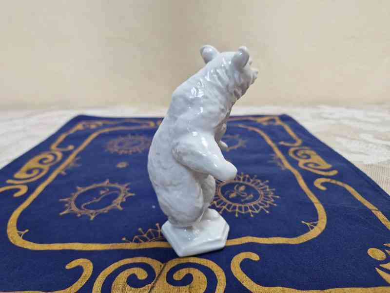 Hezká porcelánová soška Medvěd Rosenthal Signováno - foto 2