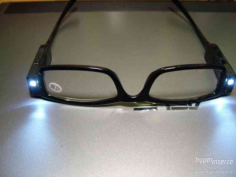 Brýle dioptrické se světlem( +1...+3,5 dioptrie ) - foto 1