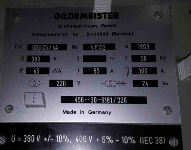 Soustruh CNC GDS 65/4A (10609.) - foto 10