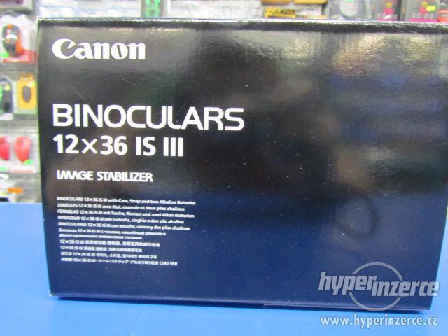 canon dalekohled binoculars 12x36 IS III nové zboží STABILIZ - foto 3