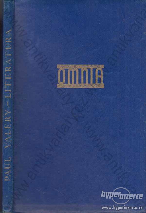 Literatura Paul Valéry Adolf Synek, Praha 1931 - foto 1