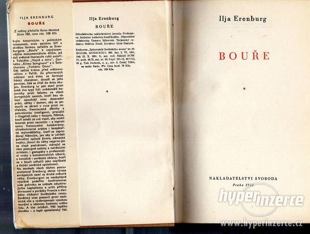 Ilja Erenburg - Bouře - r.v. 1951 - 779 stran - - foto 2
