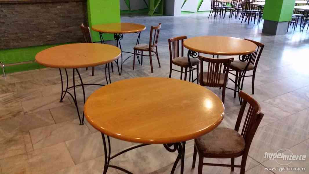 Stoly, židle, nábytek do restaurace, kavárny, pizzerie - foto 2