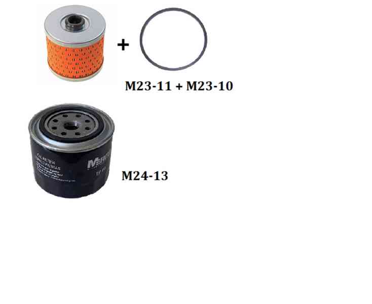 palivový filtr s těsněním + olejový filtr pro Multicar M25 - foto 1