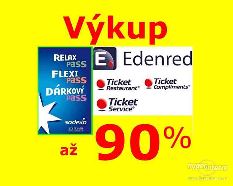 Stravenky, dárkové poukazy, vouchery,benefity aj. -až za 90%