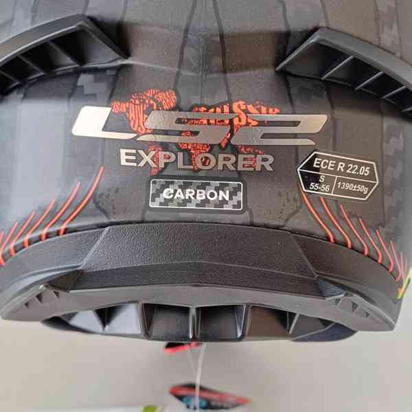 Enduro / silniční přilba LS2 Explorer Carbon - foto 7