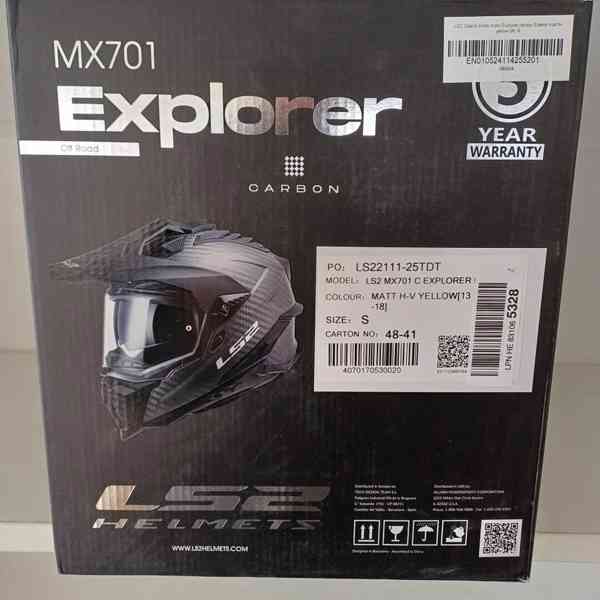 Enduro / silniční přilba LS2 Explorer Carbon - foto 9