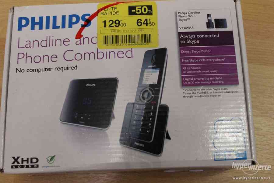 Bezdrátový telefon Philips VoIP 855 - foto 1