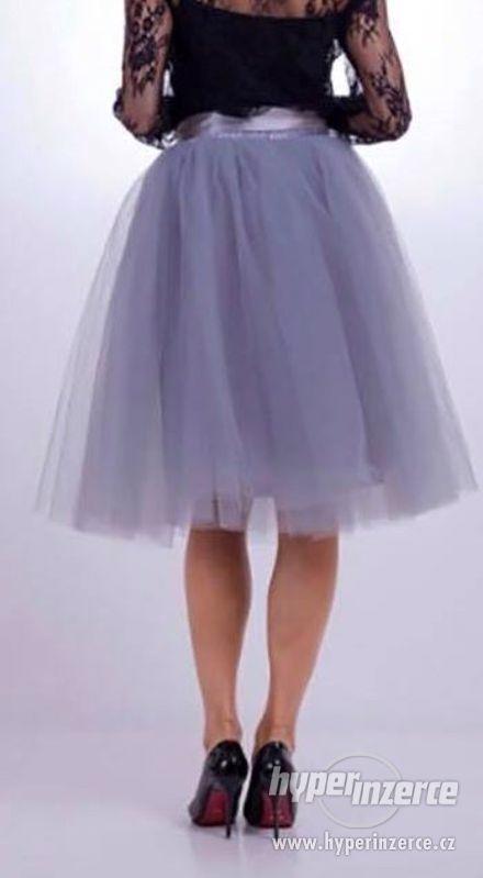Tylová TUTU sukně 7-vrstvá nová - foto 11