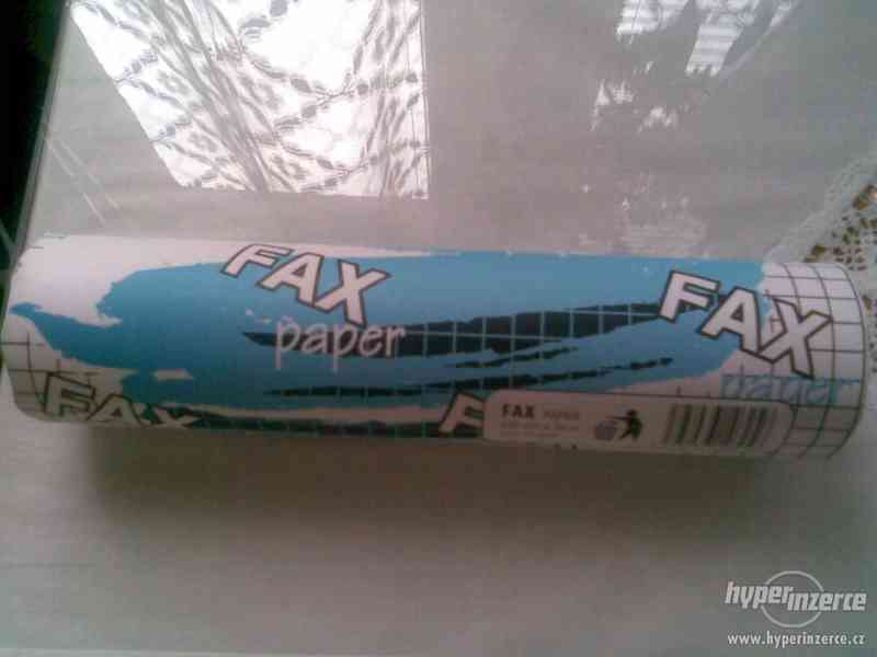 PRODÁM faxový papír - foto 1