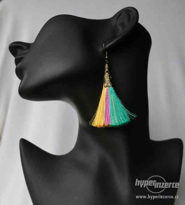 Třásňové náušnice na přání - foto 13