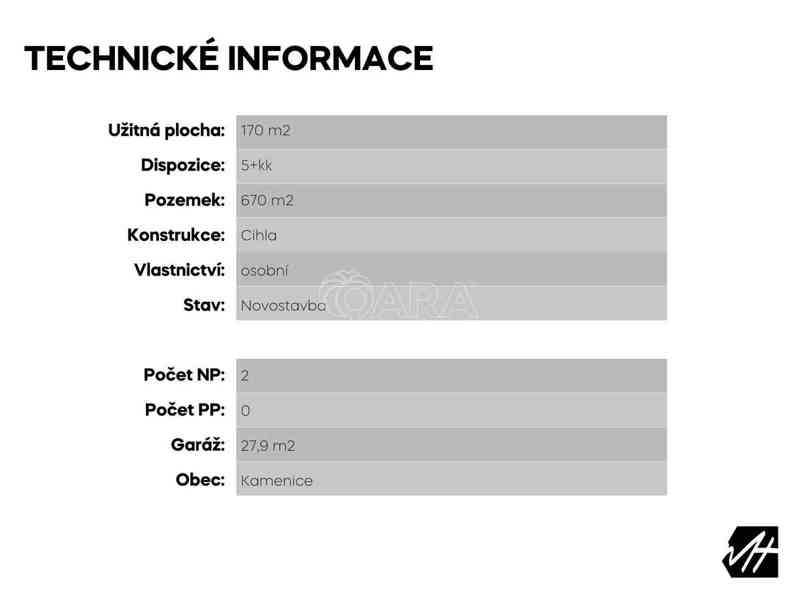 Novostavba domu 5+kk s garáží i bazénem - foto 26