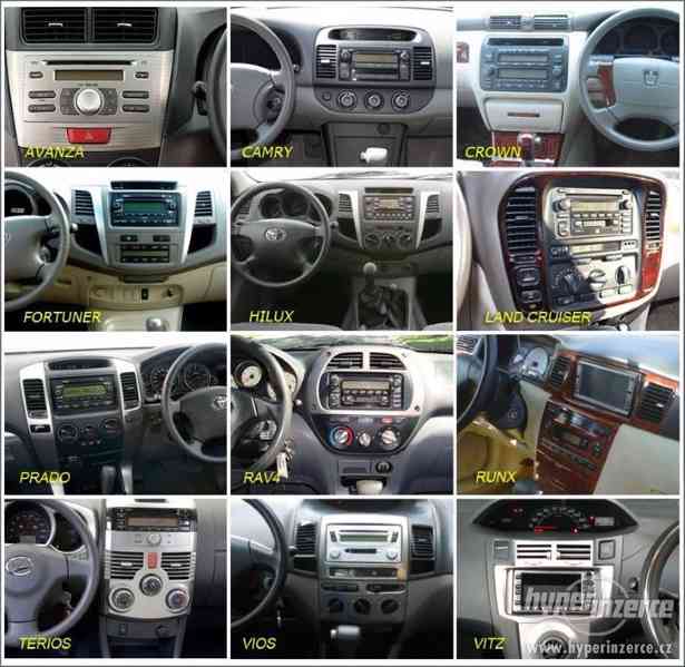 TOYOTA Dotykove Autoradio + GPS NAVI DVD BT SD USB - foto 8