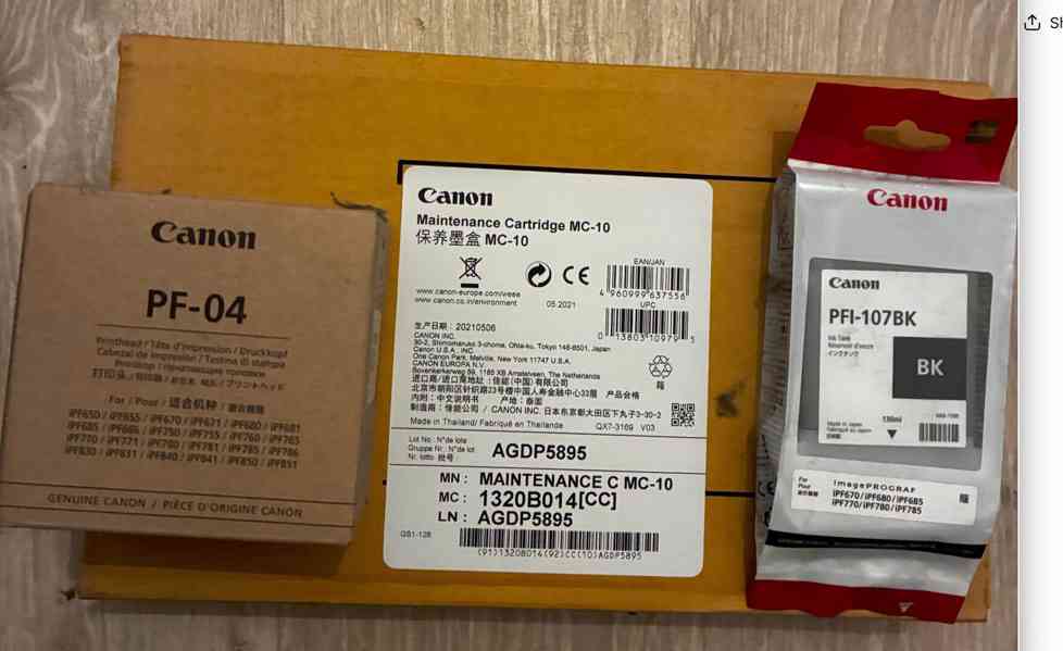 Prodám Canon imagePROGRAF iPF770 – velkoformátová tiskárna - foto 3
