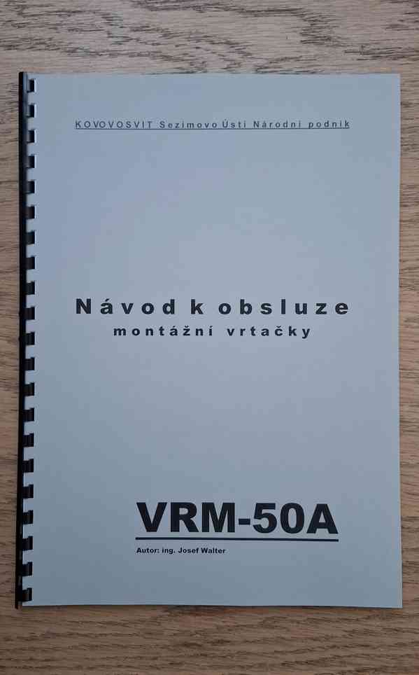 Návod k vrtačce VRM-50A - foto 1