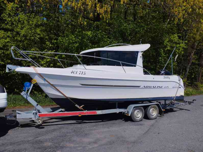 Aqualine 645+Mercury F 150 L EFI+vlek - TOP STAV - foto 4