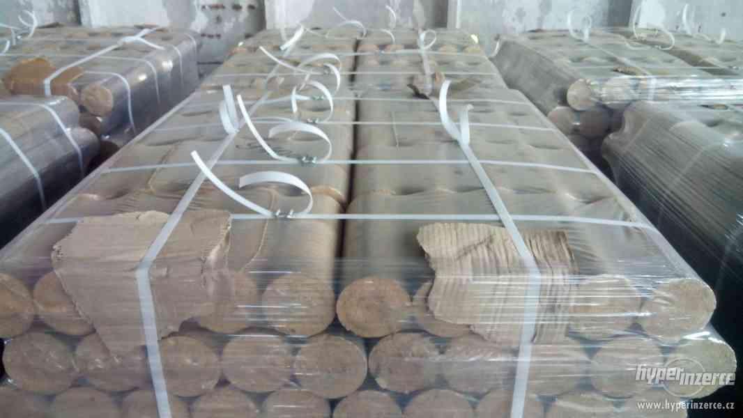 Dřevěné válcové brikety, Průměr 90mm, dub - foto 3