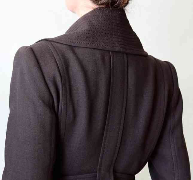 Hnědé kabátkové sáčko Zara vel.M - foto 9