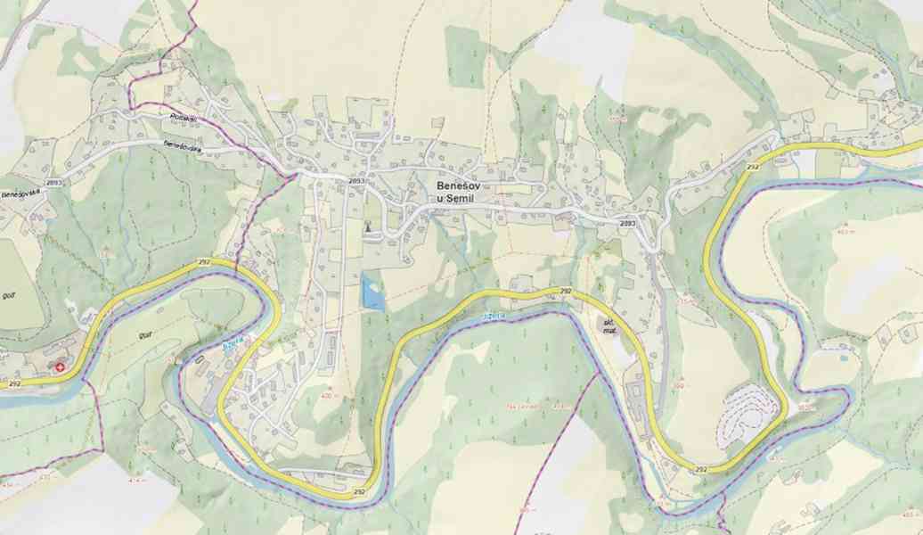 Pozemek k zástavbě a přidružené louky - Benešov u Semil - foto 2