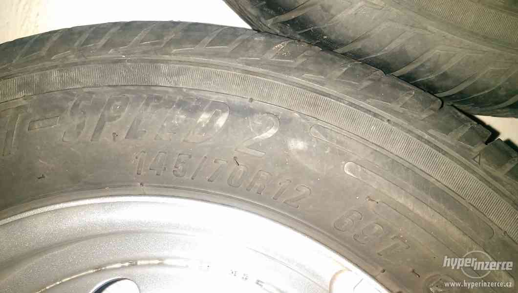 Daihatsu Cuore R12 4x100 + letní pneu - foto 3