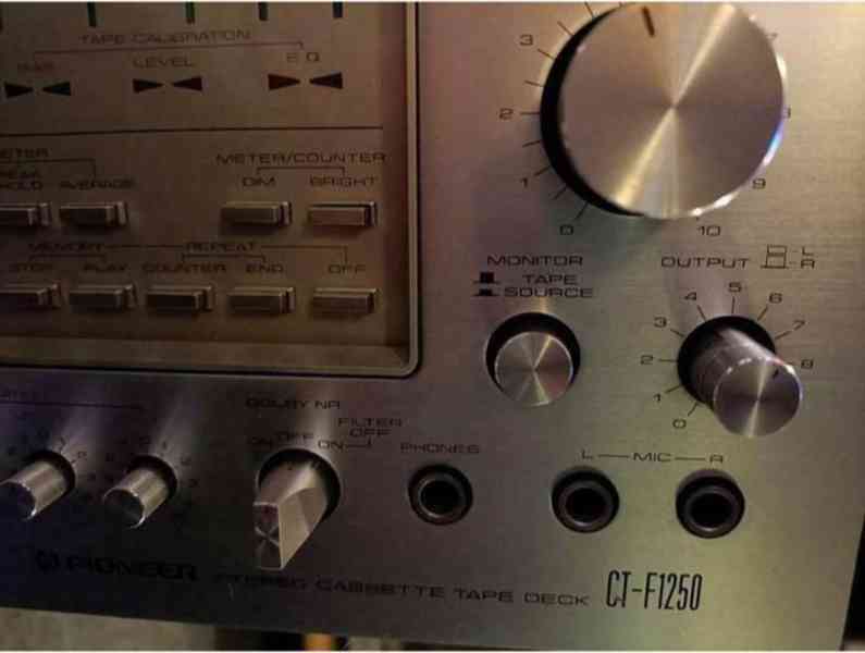 kazetový magnetofon PIONEER CT F 1250 - foto 4