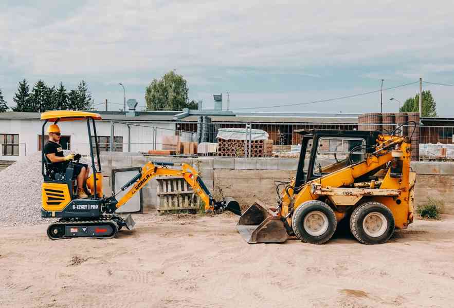 Minibagr české značky GORILA G-12SE I PRO Kubota - foto 5
