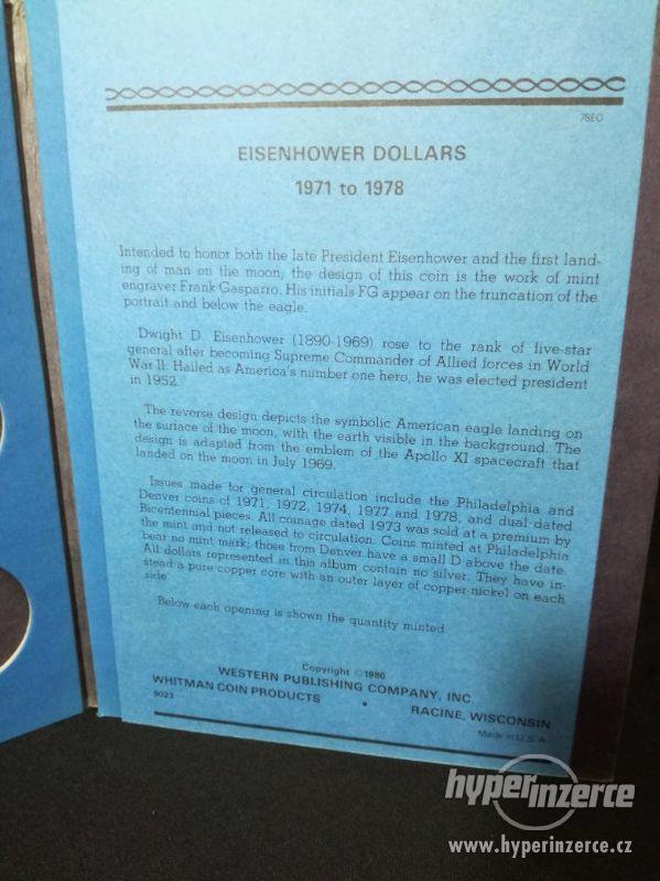 Zberateľský album, Eisenhower, dollars 1971- 1978 - foto 3