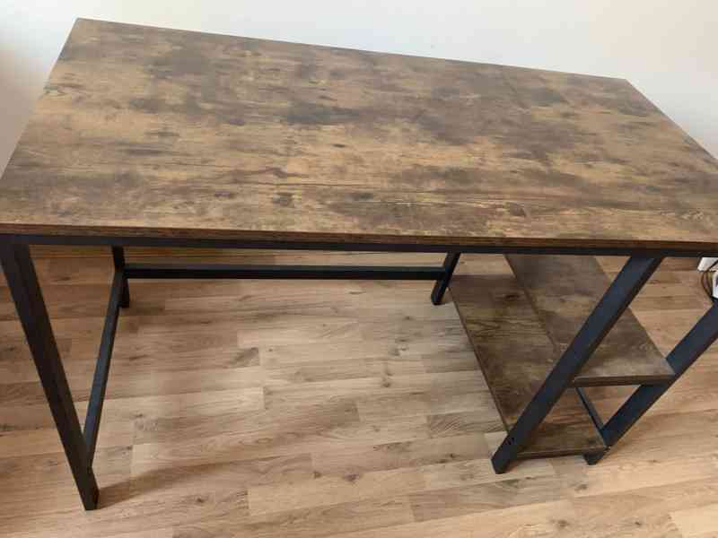 Stůl kov/dřevo - foto 2