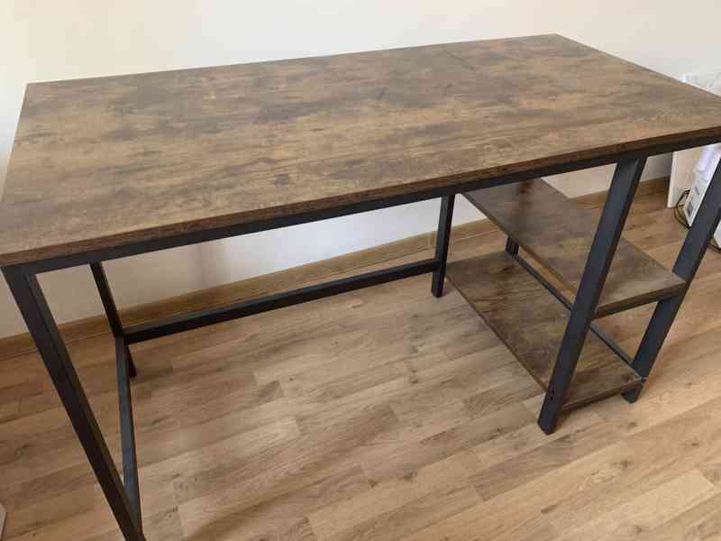 Stůl kov/dřevo - foto 3