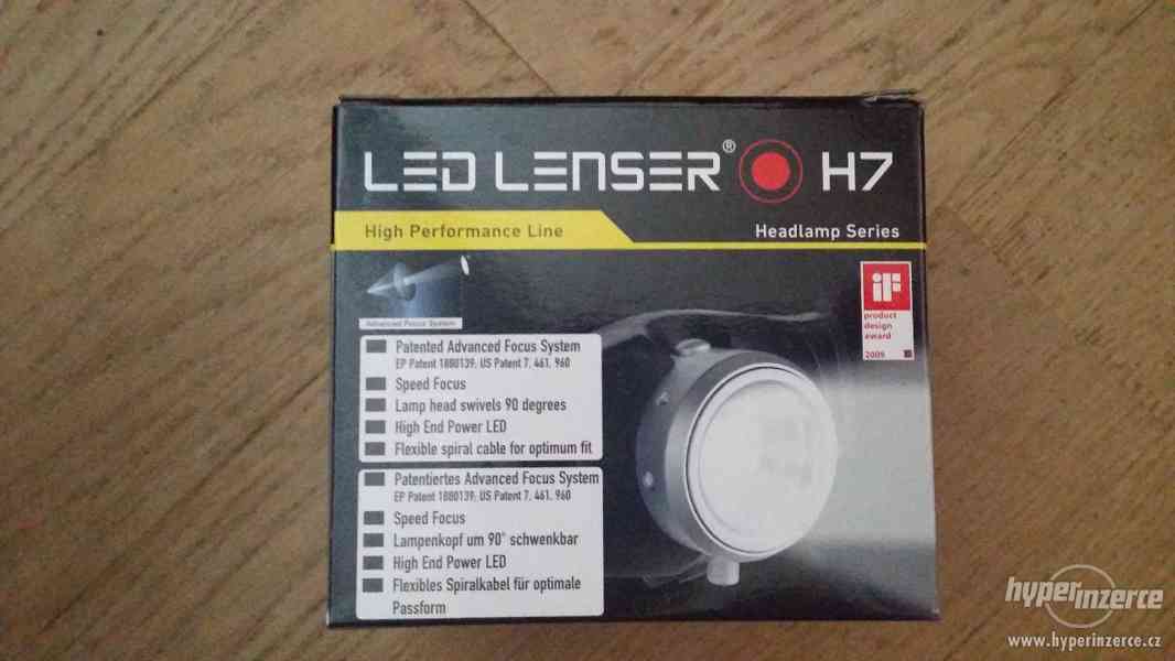 Prodam novou celovku LED LENSER H7 LED LENSER H7 LED čelová - foto 7
