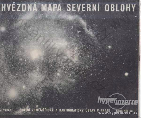 Hvězdná mapa severní oblohy 1952 - foto 1