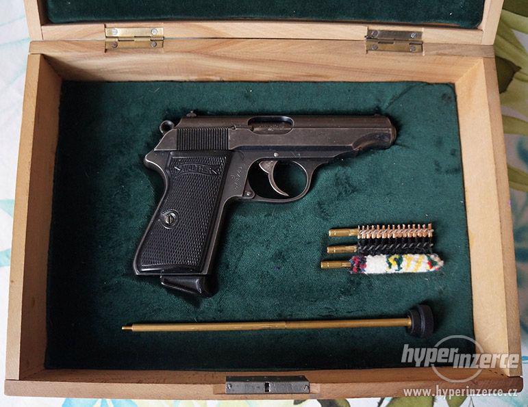 Pistole Walther PP 7,65 originál Zella-Mehlis dřevěná kazeta - foto 1