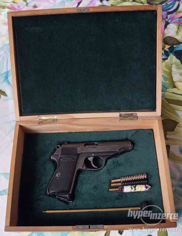 Pistole Walther PP 7,65 originál Zella-Mehlis dřevěná kazeta - foto 2