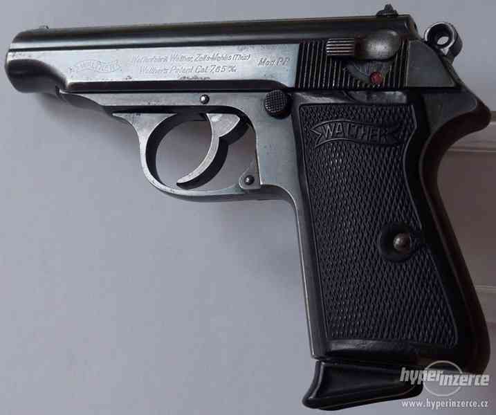 Pistole Walther PP 7,65 originál Zella-Mehlis dřevěná kazeta - foto 7