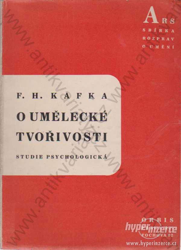 O umělecké tvořivosti F. H. Kafka - foto 1