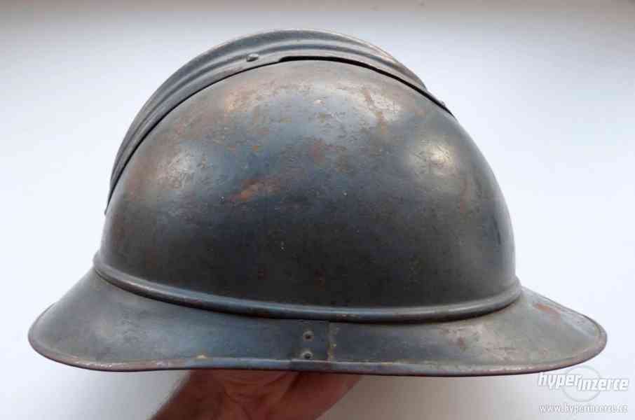 Francouzská helma 1915 Adrian Legie originál - foto 1
