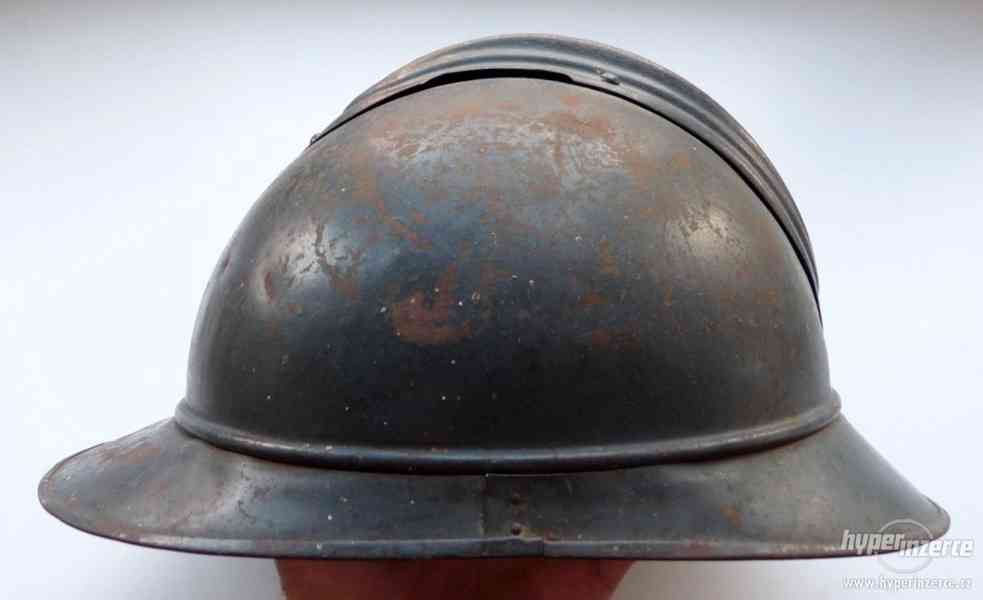 Francouzská helma 1915 Adrian Legie originál - foto 3