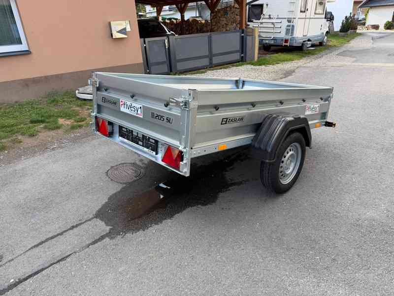 Přívěsný vozík ZASLAW 205SU sklopný 750 kg - foto 6