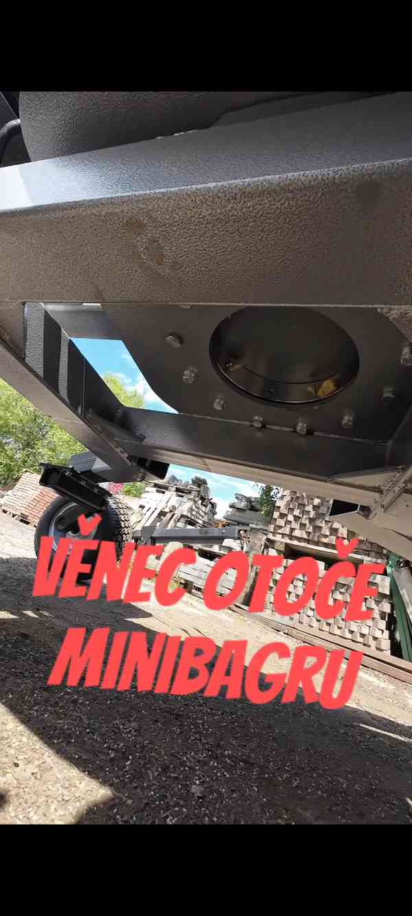 Minibagr Jansen MB-360°  benzínový kráčející bagr NOVÝ - foto 8