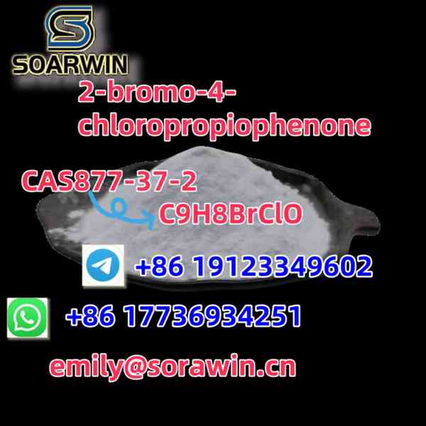cas877-37-2 4.2-bromo-4-chloropropiophenone best price - foto 6