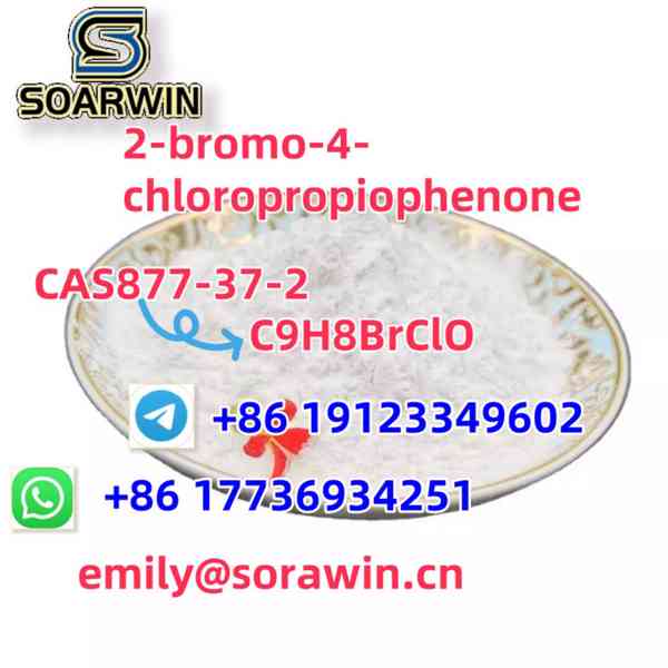cas877-37-2 4.2-bromo-4-chloropropiophenone best price - foto 4