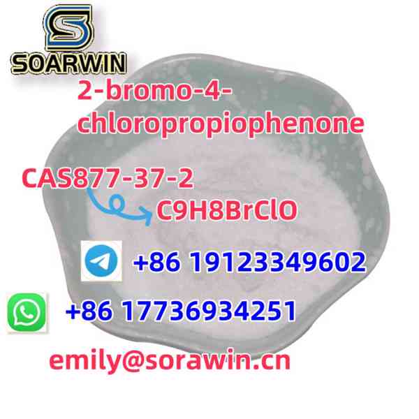cas877-37-2 4.2-bromo-4-chloropropiophenone best price - foto 8