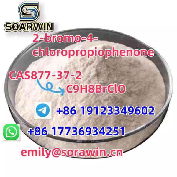 cas877-37-2 4.2-bromo-4-chloropropiophenone best price - foto 3