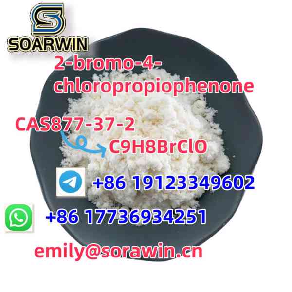 cas877-37-2 4.2-bromo-4-chloropropiophenone best price - foto 5