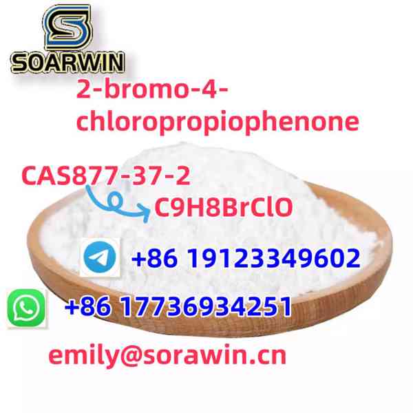 cas877-37-2 4.2-bromo-4-chloropropiophenone best price - foto 2