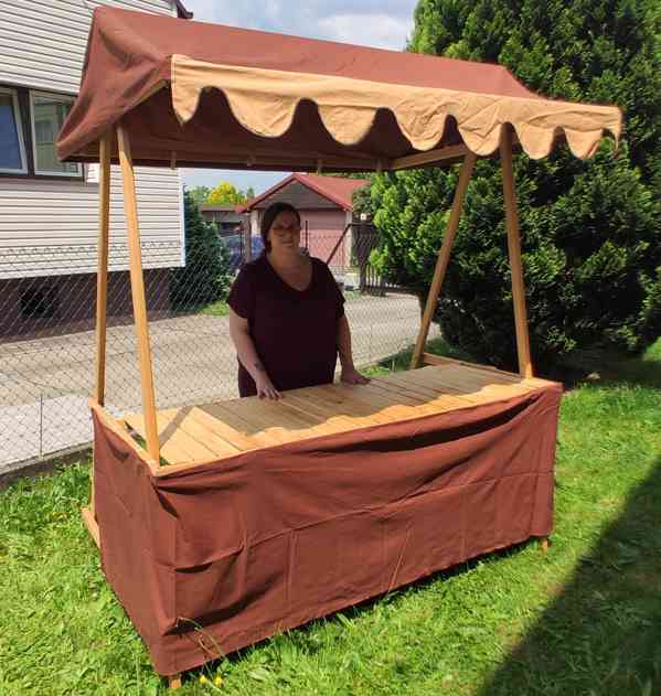 Prodejní dřevěný stánek na trhy a festivaly - foto 6