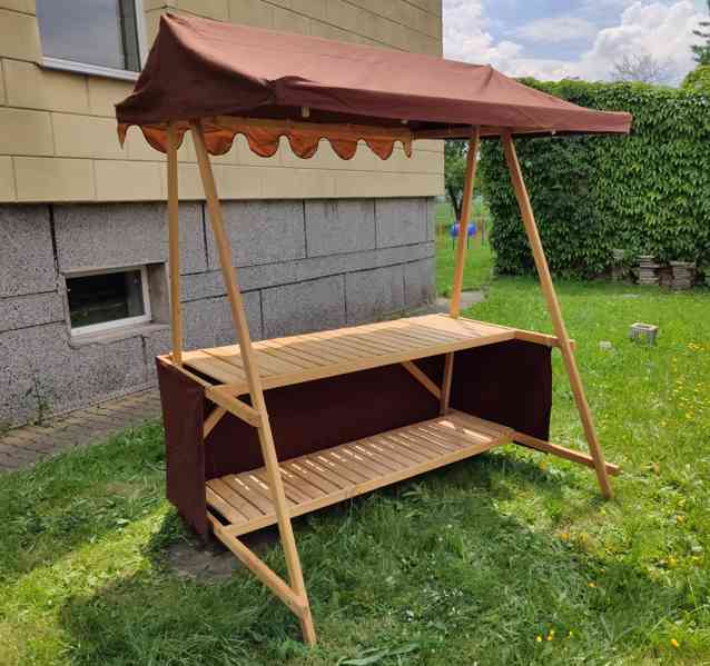 Prodejní dřevěný stánek na trhy a festivaly - foto 2