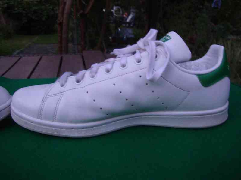 Boty tenisky Adidas bílé STAN SMITH bílé vel.44 pěkný stav - foto 15